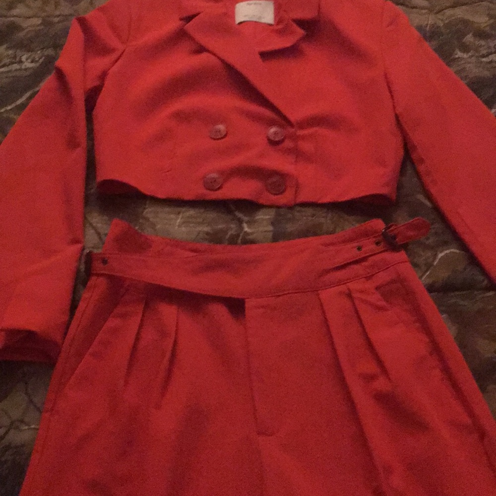 Stylish jacket+pants set